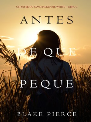 cover image of Antes De Que Peque